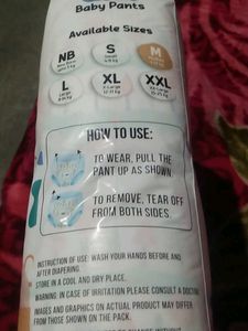 Baby Diaper M Size Full Pack