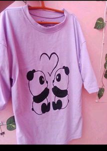 Cute Panda Graphic Tee