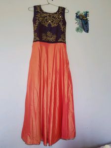 Gown With Dupatta &amp; Legging