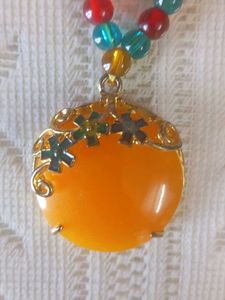 Beaded Pendant Necklace