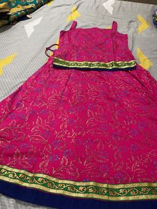 Pink Traditional Chaniya Choli Set