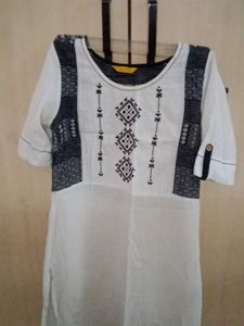 White Cotton Kurti