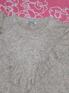 Ruffled Long Sleeve Top