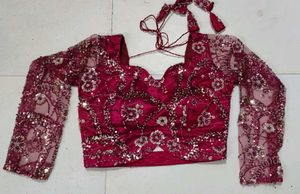 Fish Cut Lehnga With Dupatta And Blouse