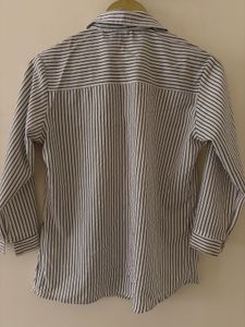 Striped Button-Down Shirt