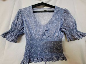 Cute Polka Dot Crop Top