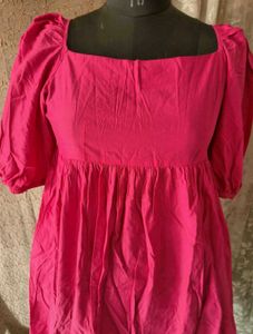 Pink Flared Dress 💗
