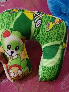 Baby Neck Pillow - Green Bear