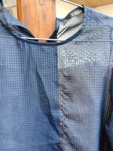 Beautiful Sheer Navy Van heausen top