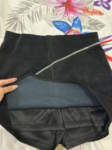 Black Mini Skirt/Skort