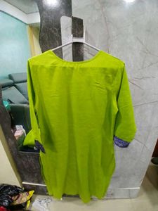 Lime Green &amp; Blue Indian Suit