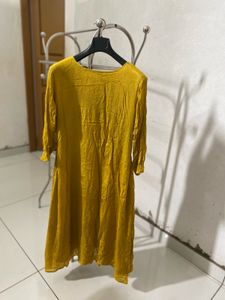 Mustard Yellow Kurti