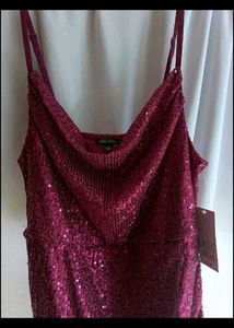 Pink Sequin Dress