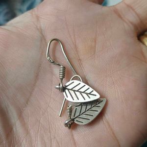92.5 Silver Leaf Earrings