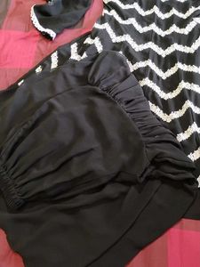 Black &amp; White Garara Dress ❣️
