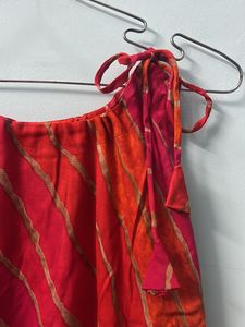 Brand New! Vermillion Tie Up Kurthi(New)