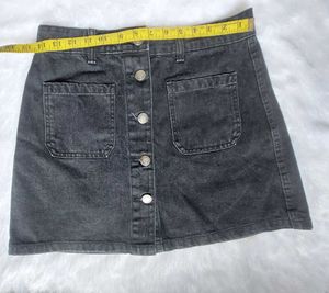 Denim Mini Skirt