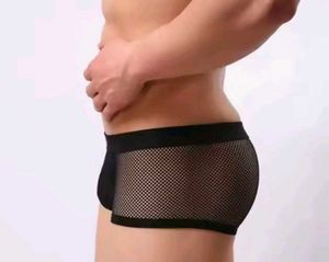 Men&#39;s Mesh Boxer Briefs With Bulge Pouch