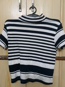Striped Crop top