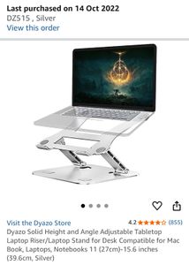 dyazo Laptop Stand - 15.6 Inches
