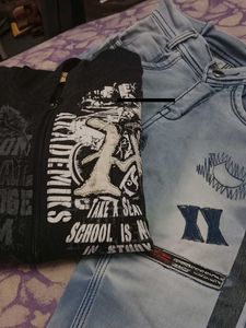 Jeans And Sweatshirt Upto 8 Year Boy