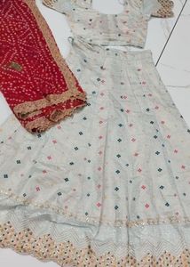 Sky Blue Lehenga