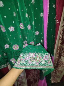 Crepe Silk Designer Suit Set