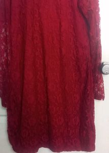 Maroon Bodycon Dress