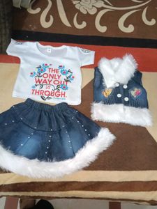 Cute Kids Denim Outfit