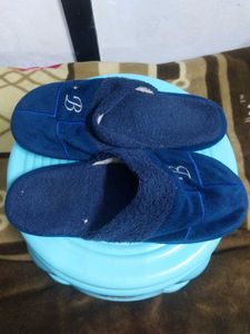 Cozy Blue Slippers