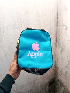 Apple Lunch Bags -Blue &amp; Pink ( PACK OF 2 )