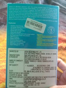 new vega p1 😀 hair tremmer