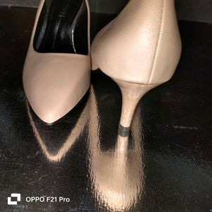 Junwei Shoes Nude Khaki