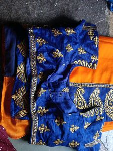 Elegant Embroidered Saree