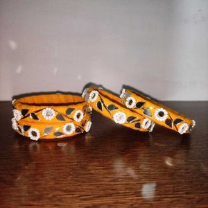 Yellow Work Bangles 💛