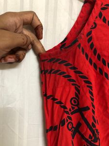 Tommy Hilfiger Red Sleeveless Dress