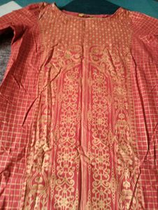 Aurelia Red Ethnic Kurta