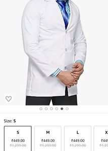 Unisex Laboratory Coat Or Lab Coat White