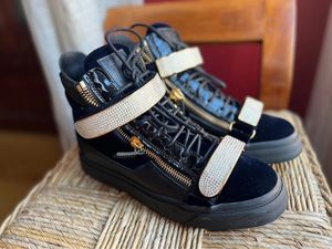 Giuseppe Zanotti Black High-Top Sneakers