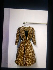 Leopard Print Mini Dress