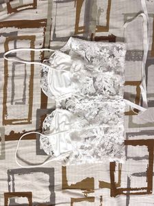 Newme White Lace Corset Top