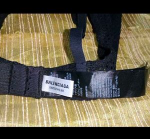Orginal Balenciaga Black Nylon Bra