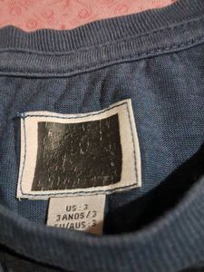 Striped Graphic Print Tee