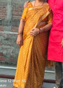 Elegant Yellow Saree