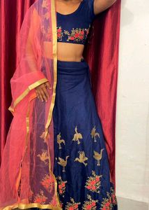 Lehenga Blouse And Dupatta Set