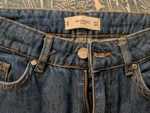 Wide Leg Denim Jeans