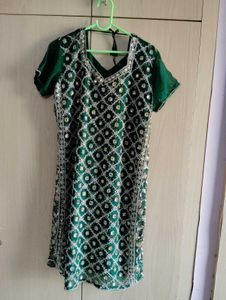 HEAVY WORK KURTI SET