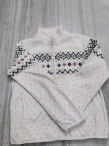 Patterned Fleece Jacket