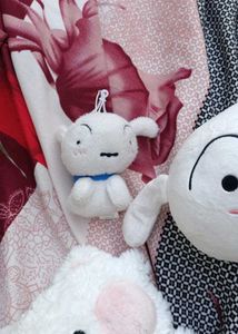 Shinchan Shiro Plushie Charm