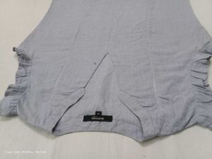Sleeveless Deep Neck Top